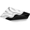 Sharkoon SKILLER SGP35 D1 Tappetino per mouse gaming, taglia M, nero/bianco