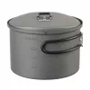 ESBIT PT1600HA pentola da campeggio 1,6 L alluminio, nero