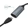 Adattatore USB-C a USB-A e HDMI 4K 30Hz QOLTEC in alluminio