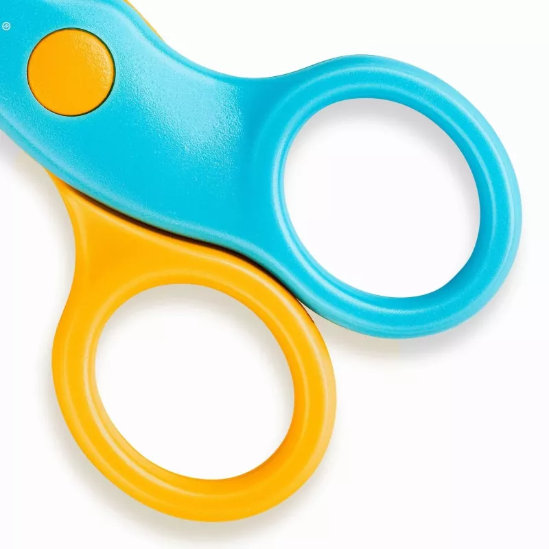 Forbici Staedtler Noris Junior taglio dritto blu giallo 100 mm