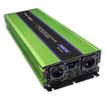 Inverter per auto Qoltec Monolith 6000 W Verde 12 V