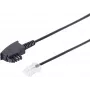 Cavo di rete ShiverPeaks 70002-0 0,25 m TAE-F su RJ45, cavo patch, 4 fili