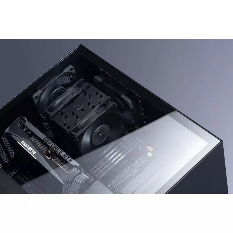 Noctua NH-U12A CHROMAX.Nero dissipatore CPU