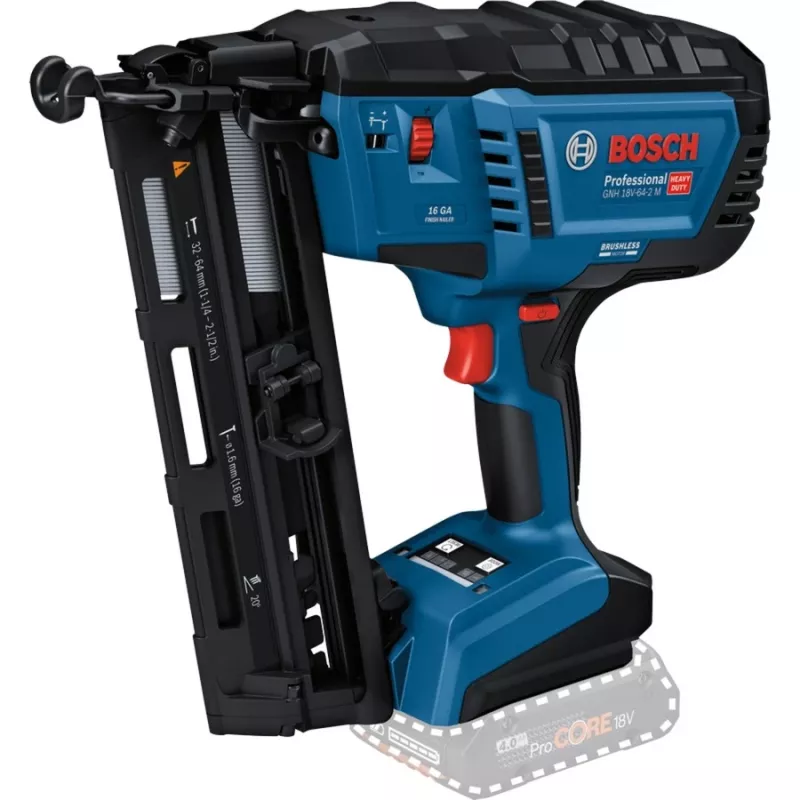 Chiodatrice per legno a batteria Bosch GNH 18V-64-2 M Professional solo