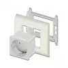 Presa DELOCK CEE 7/3 (tipo E) bianco, 250 V, 16 A, 4000 W