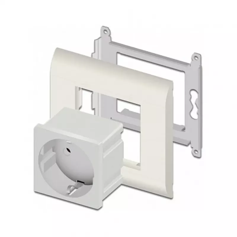 Presa DELOCK CEE 7/3 (tipo E) bianco, 250 V, 16 A, 4000 W