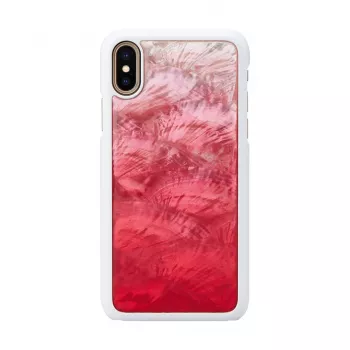 Custodia per cellulare iKins per iPhone XS / iPhone X — Pink Lake White custodia protettiva