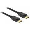 Delock - cavo DisplayPort - DisplayPort (M) a DisplayPort (M) - 3 m - con blocco - nero
