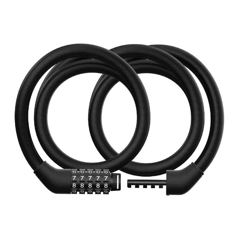 Lucchetto a cavo Xiaomi BHR6751GL per monopattino, lunghezza 1,2 m, diametro 1,2 cm, lucchetto a combinazione, nero