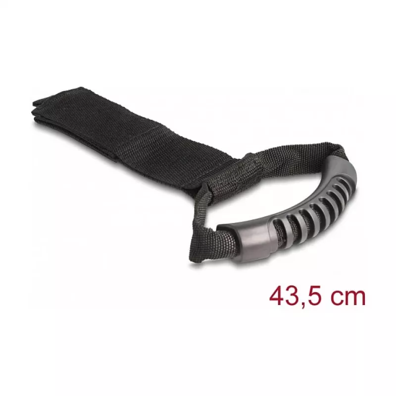 DeLOCK cinghia di trasporto L 435 x L 50 mm nera 2 pezzi