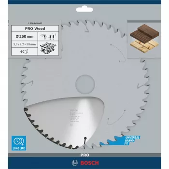 Lame per sega circolare Bosch Optiline Wood, 2,2 mm
