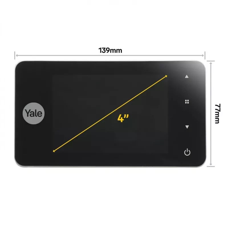 Yale 45-4500-1440-00-6011 spioncino digitale per porta