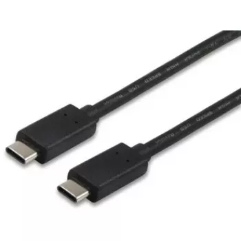 Equip cavo USB 2.0 Type-C, 1m, 1 m, USB C, USB C, USB 2.0, maschio/maschio, nero