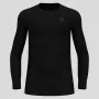 Odlo BL TOP girocollo manica lunga ACTIVE WARM ECO maglietta uomo, taglia M, nero
