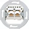 Presa grigia JUNG UAE 2X8 UPO 2 x RJ-45 (UAE2X8UPO)