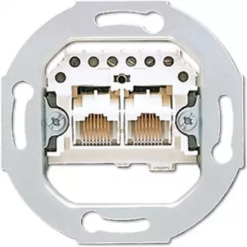 Presa grigia JUNG UAE 2X8 UPO 2 x RJ-45 (UAE2X8UPO)