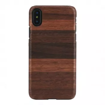Custodia per smartphone man and wood per iPhone X/XS — fango nero