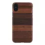 Custodia per smartphone man and wood per iPhone X/XS — fango nero