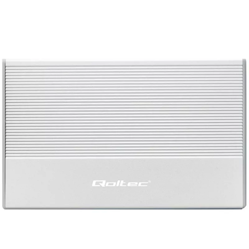 Case per SSD/HDD SATA 2,5 pollici QOLTEC 52278 USB 3.0, supporta fino a 2 TB