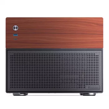Jonsbo N4 Case Microtower Nero Acciaio robusto Case PC compatto