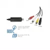 Acquisitore video USB 2.0 LogiLink. USB A maschio verso 3xCinch + MiniDIN5 femmina. nero