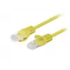 Lanberg PCU6-20CC-0100-Y Cavo patch Cat.6 UTP, 1 m, Giallo, confezione da 10