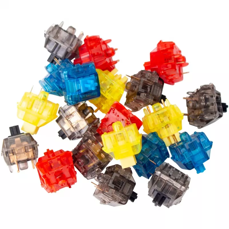 Interruttore per tastiera Keychron G36 giallo plastica hot-swappable