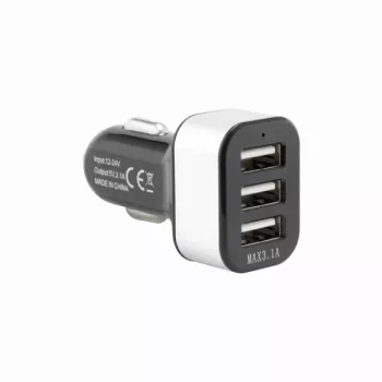 Sbox caricabatterie da auto CC-331B 3,1 A nero/grigio