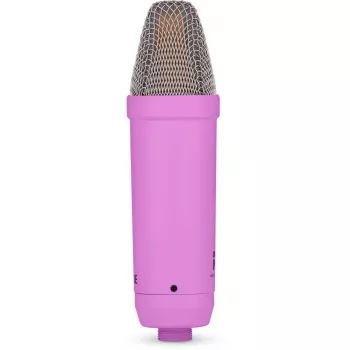 NT1 Signature + cavo XLR + braccio da studio da tavolo, microfono lilla, bundle
