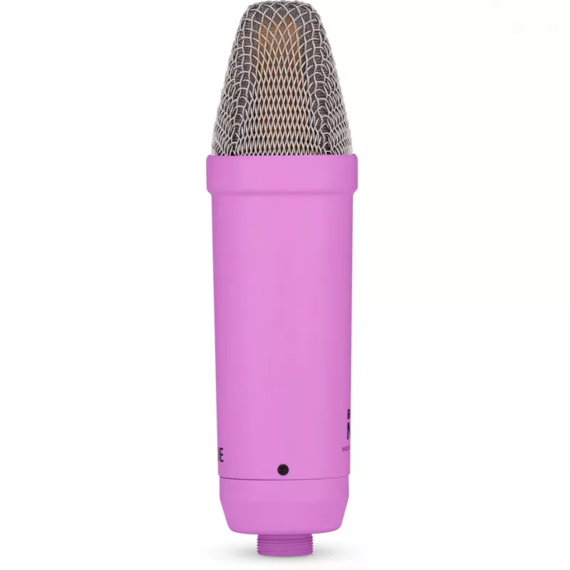 NT1 Signature + cavo XLR + braccio da studio da tavolo, microfono lilla, bundle