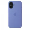 Custodia in silicone per iPhone 16 con MagSafe - pervinca