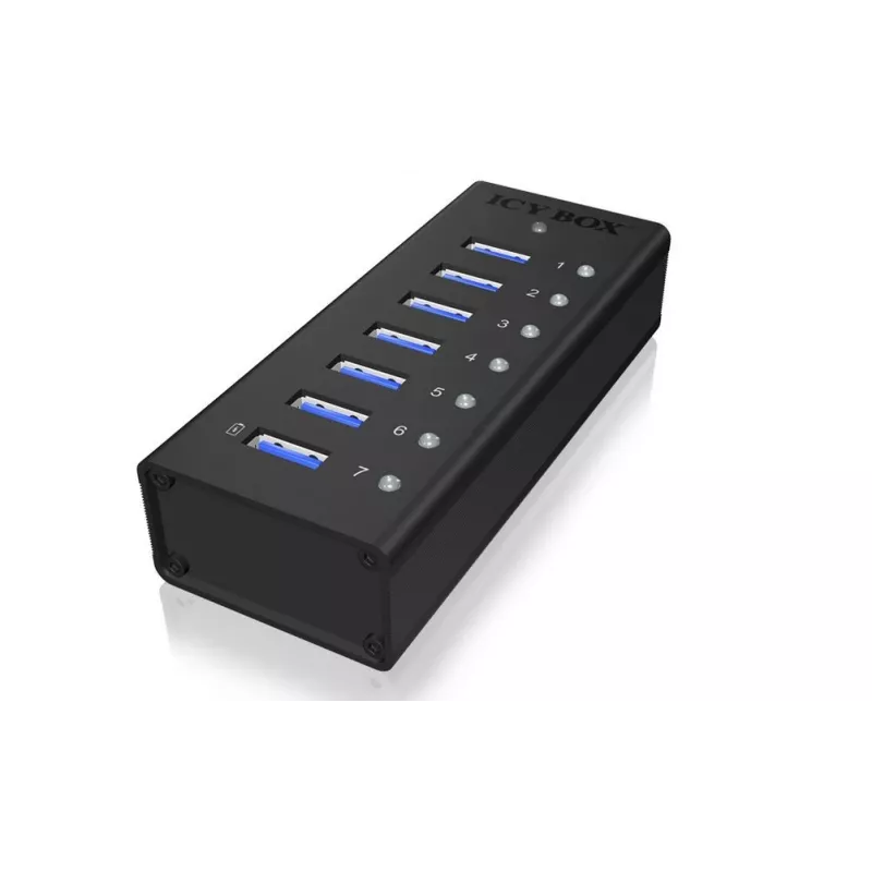 ICY BOX IB-AC618 USB 3.2 Gen 1 (3.1 Gen 1) Type-B 5000 Mbit/s nero