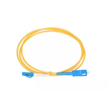 Patch cord Extralink SC/UPC a LC/UPC Singlemode G.657.A1 FTTH 3mm, 1 m, giallo