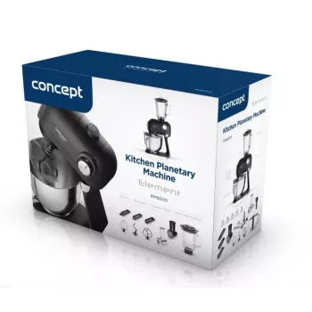 Frullatore da tavolo Concept RM8000 — 1200 W robot da cucina, nero