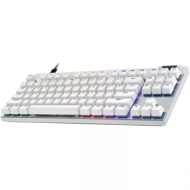 Logitech G PRO X TKL RAPID tastiera da gaming, layout QWERTZ, bianco (920-013240)