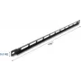 Kit di montaggio DELOCK 67459 pannello metallico nero con supporti per fascette per rack 19 pollici 0,5HE