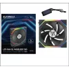 Lian Li UNI FAN SL Wireless 120 12RSL1W1B ventola per case ARGB PWM, Reverse Blade, 120 mm, nera