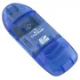 Lettore di schede Titanum TA101B USB 2.0, blu – supporta MicroSD, SD/SDHC, MMC, formati MS, 480 Mbit/s