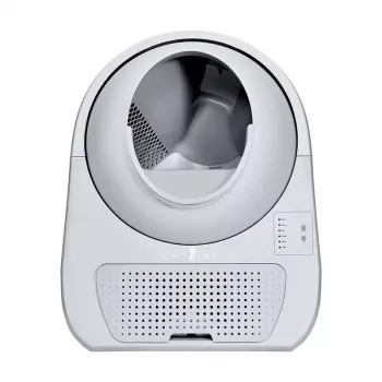 Lettiera autopulente per gatti Catlink Scooper Young, grigio – 13 l, 600 × 580 mm, adattatore 12 V