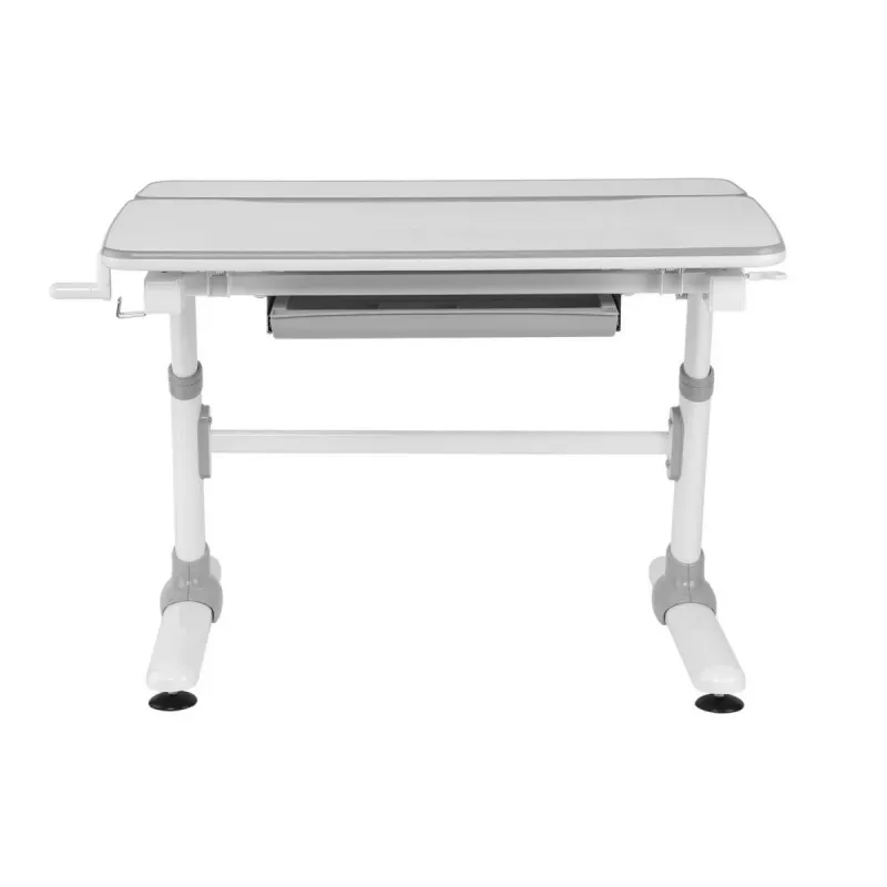 Ergo Office Scrivania ergonomica per bambini regolabile in altezza, grigia, max 100 kg, ER-417 2cz