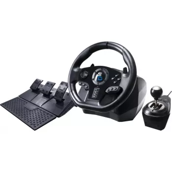 Volante + pedali Subsonic GS850-X nero rotazione 270° USB