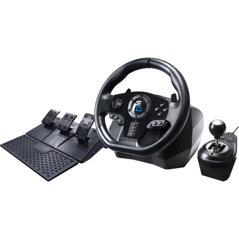 Volante + pedali Subsonic GS850-X nero rotazione 270° USB