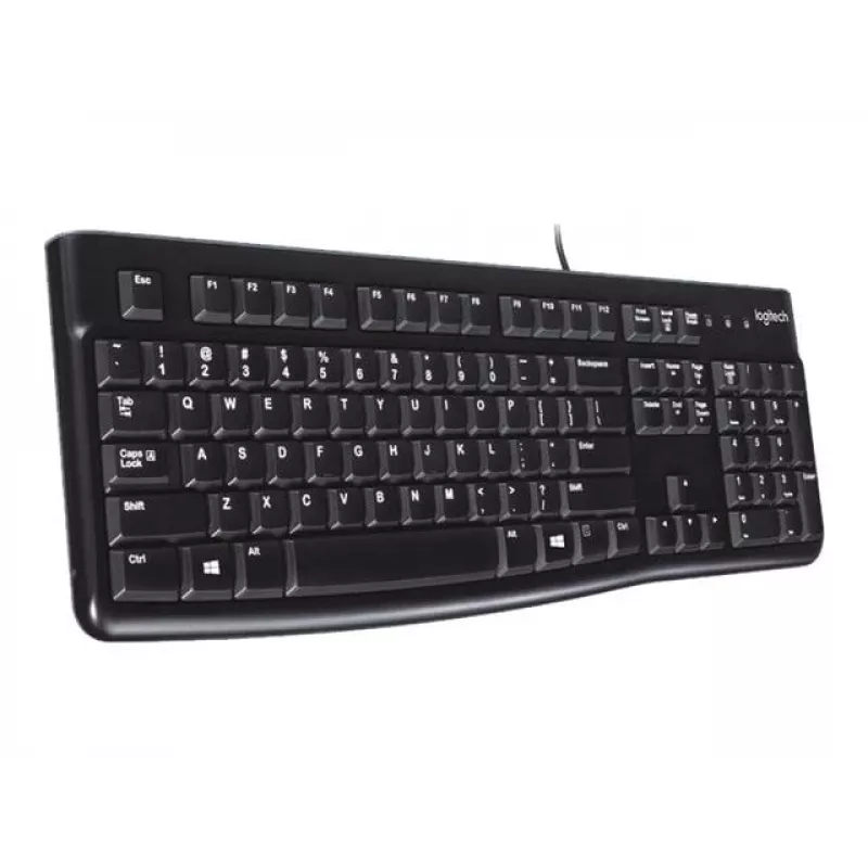 K120 Tastiera con filo, con filo, USB, QWERTZ, nero