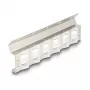 DeLOCK 67040 Supporto Keystone a 12 porte, inclinabile, per rack da 10" o 19" e montaggio a parete