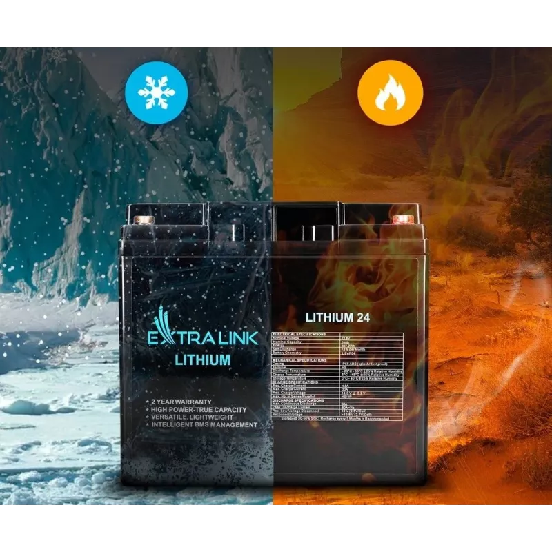 Extralink batteria LiFePO4 24000 mAh 12,8 V