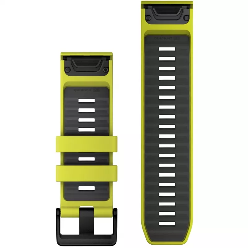 Cinturino Garmin QuickFit 010-13393-08 graphite giallo