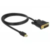 Adattatore per cavo video DeLOCK 83988 Mini DisplayPort su DVI-D 1 m