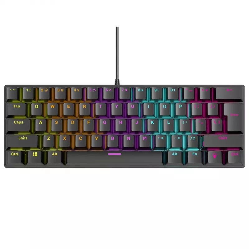 Tastiera meccanica RAMPAGE PLOWER K60 con switch blue e retroilluminazione RGB