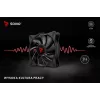 SAVIO BLADE X1 set di ventole, 3 x 120 mm, PWM a 4 pin, nero