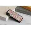 Custodia protettiva iKins per iPhone XS / iPhone X, motivo rombi, nero
